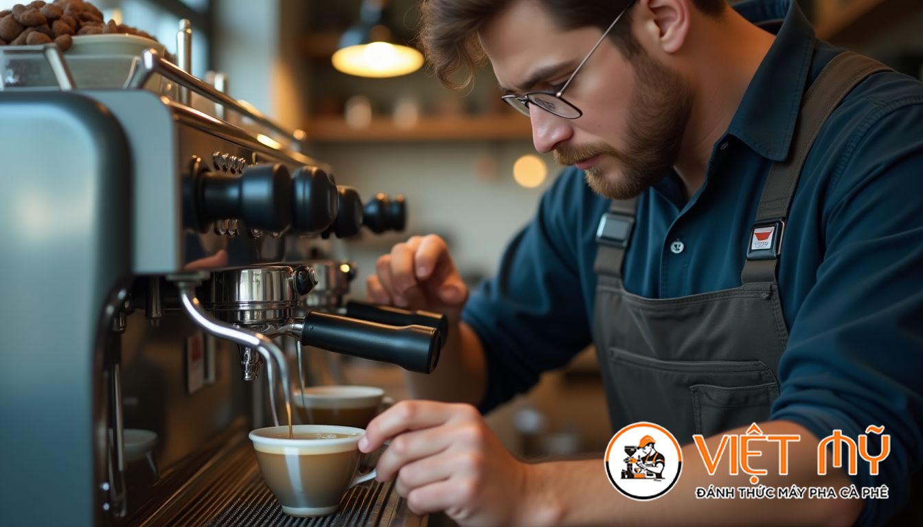 Chi phí sửa máy pha cà phê bị rò nước nghiêm trọng: Những điều cần biết