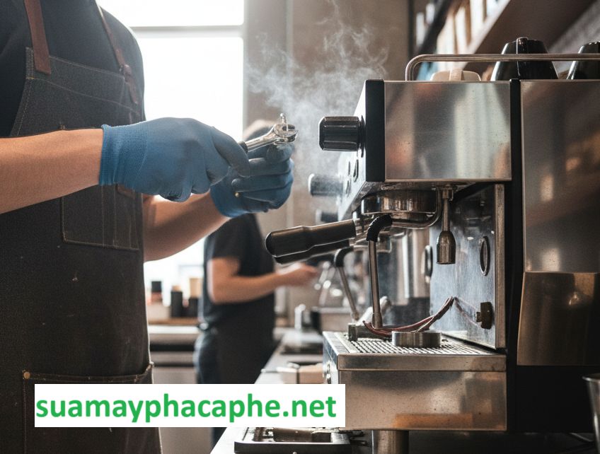 Dịch vụ bảo dưỡng trùng tu máy pha cà phê tại TPHCM