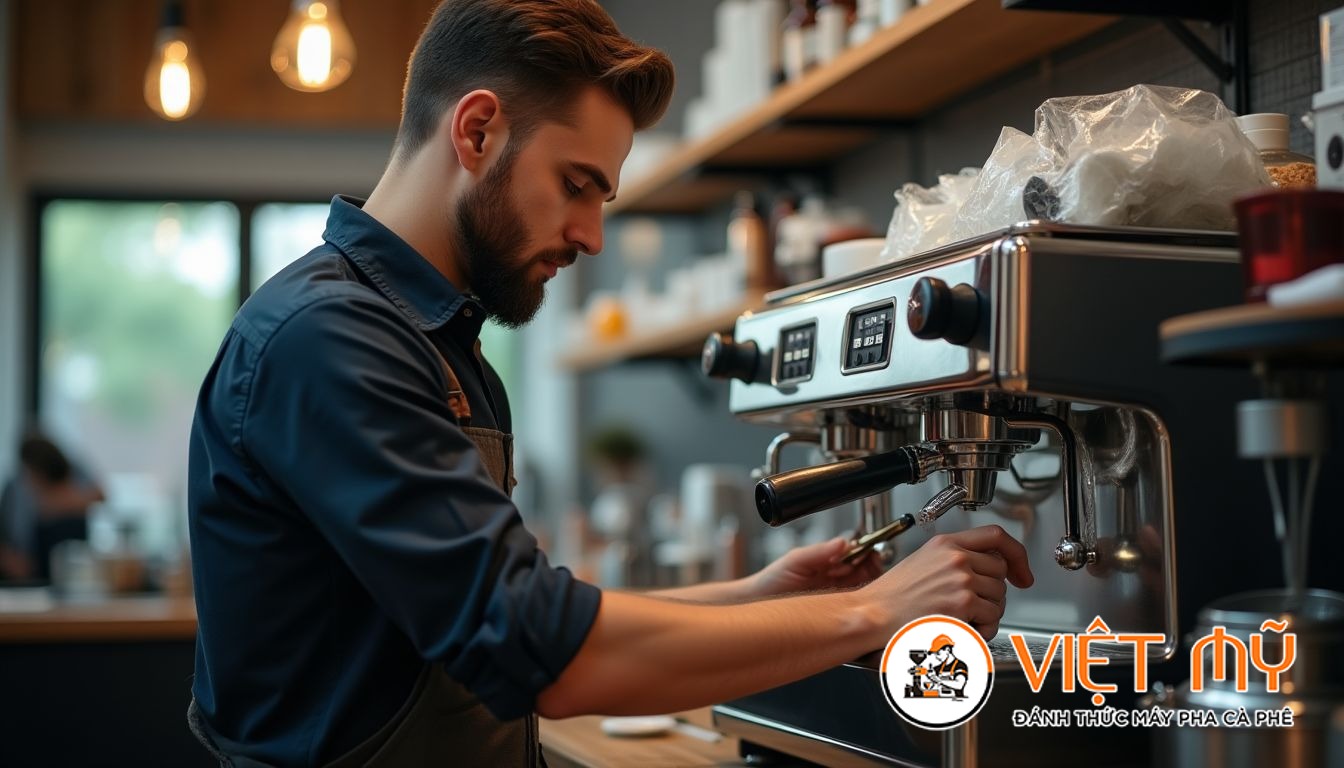 Dịch vụ sửa máy pha cà phê xuất hóa đơn VAT cho công ty