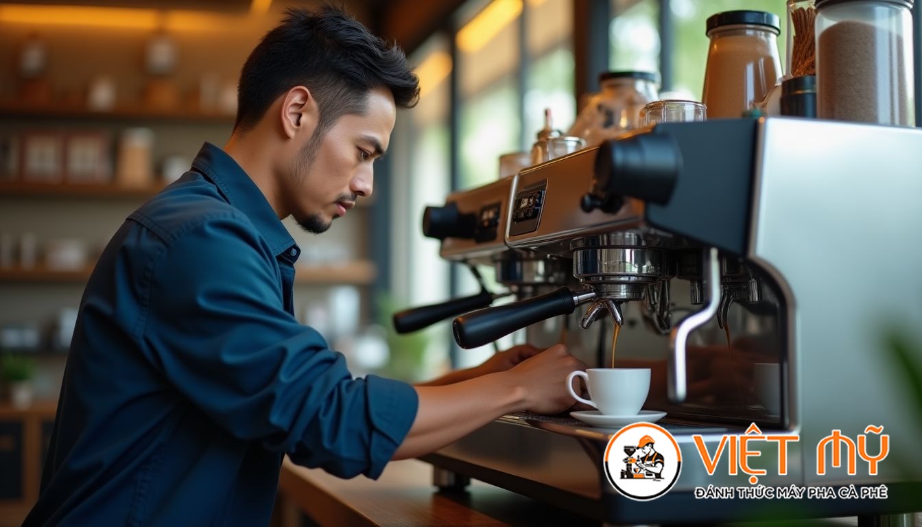 Giải Quyết Vấn Đề Máy Pha Cà Phê Không Nhận Nút Bấm Điều Khiển