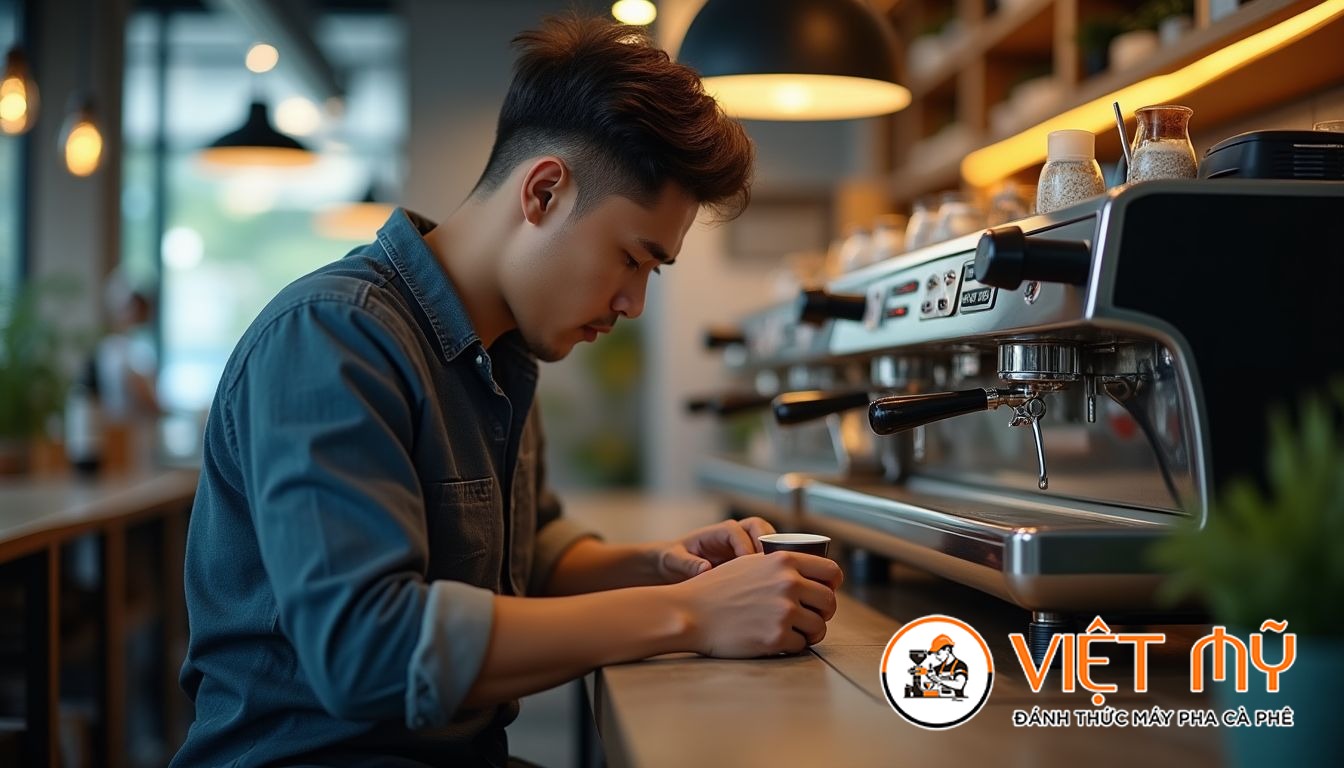 Hướng Dẫn Vệ Sinh Vòi Đánh Sữa Máy Pha Cà Phê Để Tránh Tắc Nghẽn