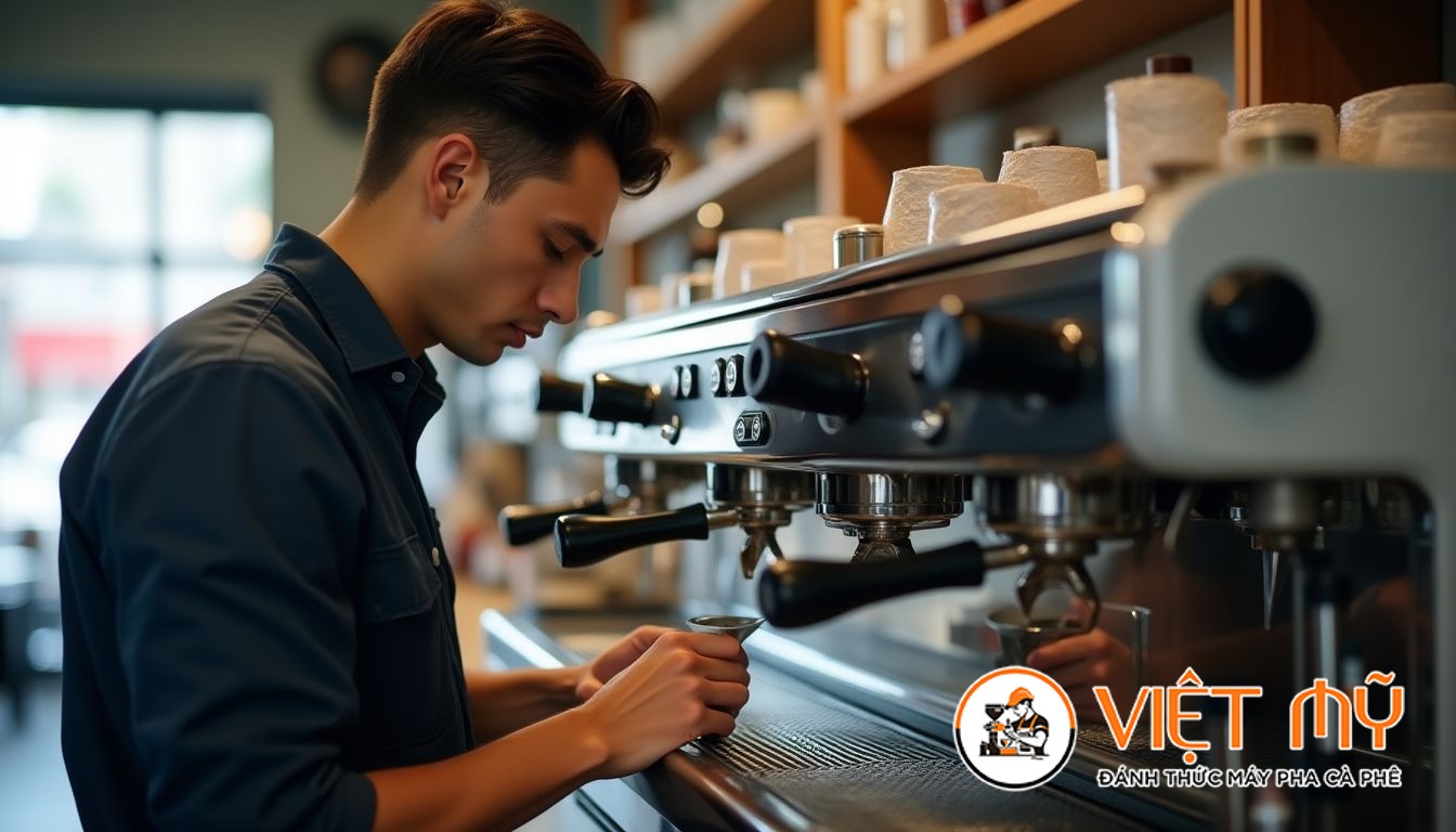Hướng Dẫn Xử Lý Máy Pha Cà Phê Chảy Nước Liên Tục