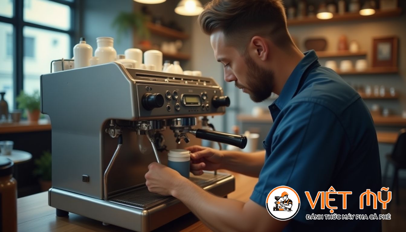 Máy Pha Cà Phê Nào Phù Hợp Với Quán Cà Phê Take-Away Đông Khách?