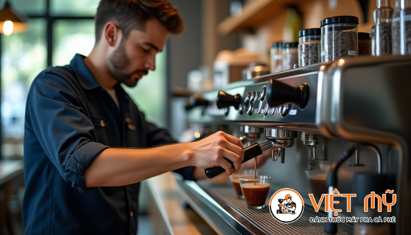 Máy Pha Cà Phê Nào Phù Hợp Với Quán Cà Phê Take-Away Đông Khách?