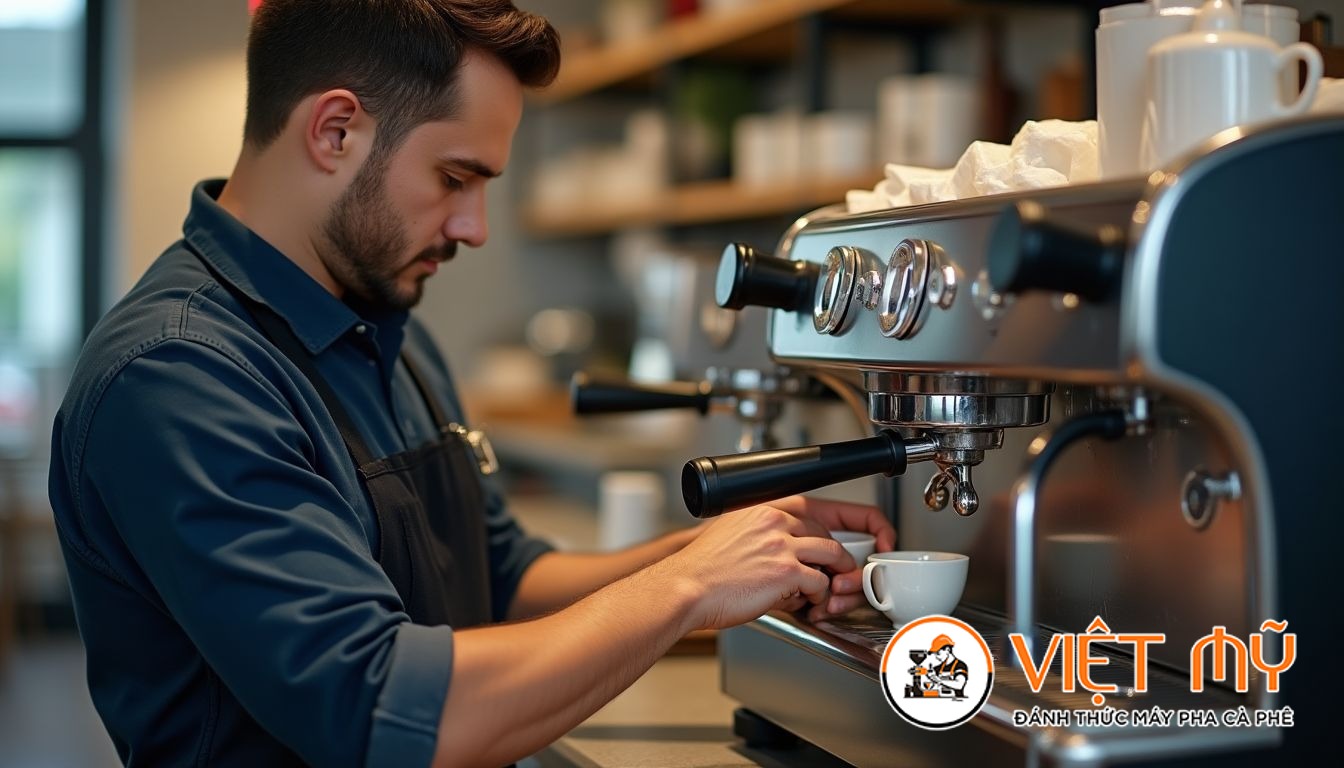 Máy Pha Cà Phê Nào Phù Hợp Với Quán Cà Phê Take-Away Đông Khách?