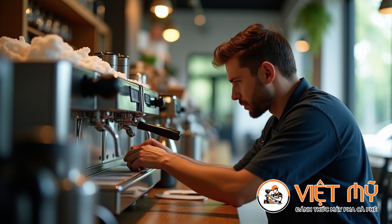Máy Pha Cà Phê Nào Phù Hợp Với Quán Cà Phê Take-Away Đông Khách?