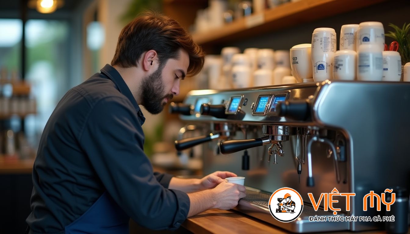 Máy Pha Cà Phê Nào Phù Hợp Với Quán Cà Phê Take-Away Đông Khách?