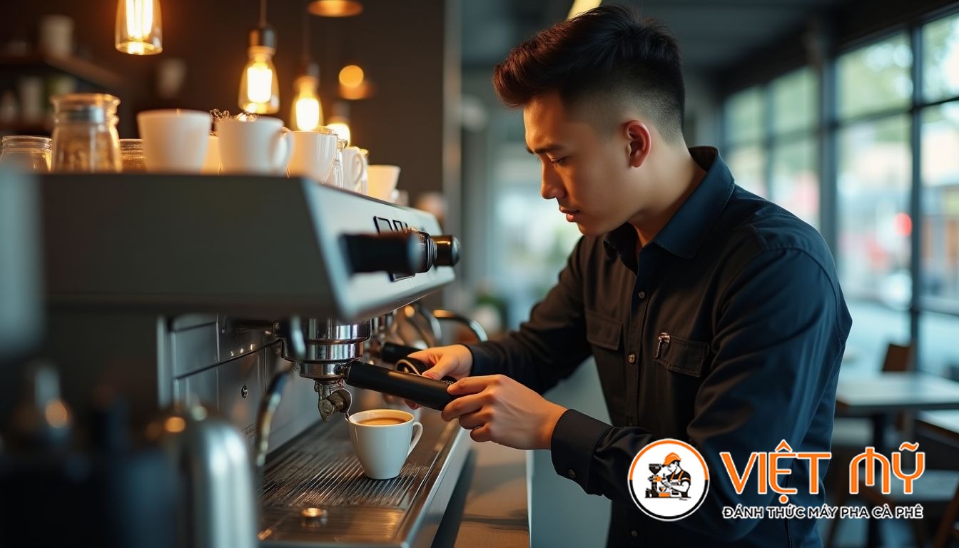 Máy Pha Cà Phê Nào Phù Hợp Với Quán Cà Phê Take-Away Đông Khách?