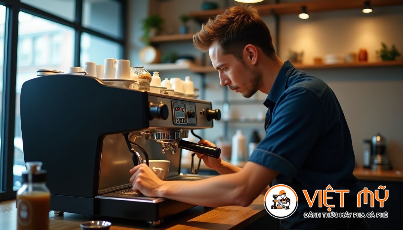 Nguyên Nhân và Cách Khắc Phục Máy Pha Cà Phê Bị Chảy Nước Ra Ngoài Đế