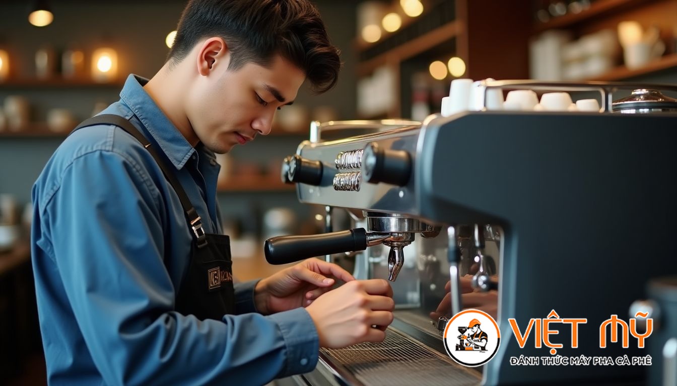 Nguyên Nhân và Cách Sửa Máy Pha Cà Phê La Marzocco Mất Áp Suất Khi Pha Espresso