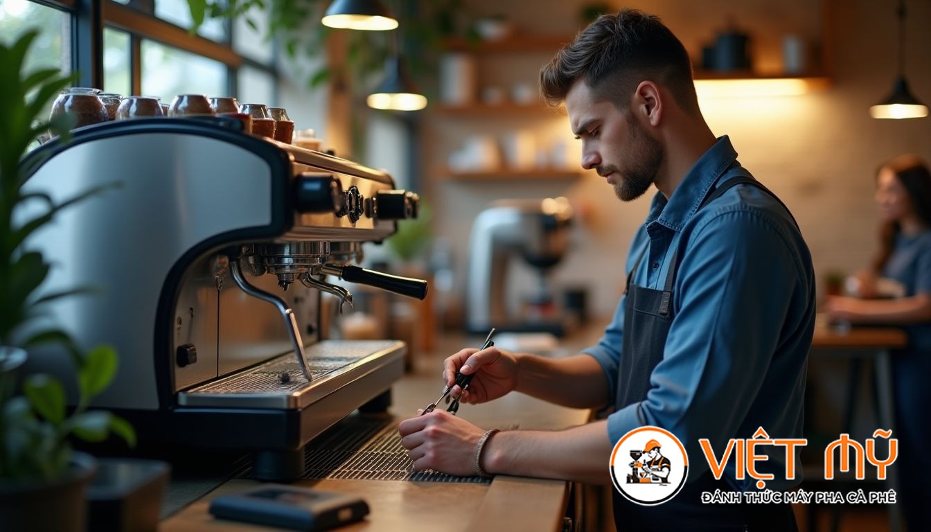 Sự khác biệt giữa máy pha cà phê 1 vòi và 2 vòi