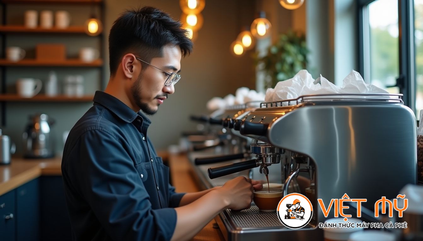 Top máy pha cà phê phù hợp cho quán take-away đông khách